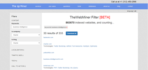 TheWebMiner Filter